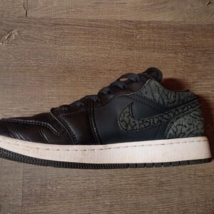 Black and Gray Athletic Sneakers